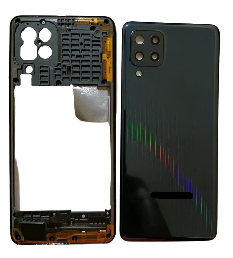 Back Panel With Middle Ring for Samsung Galaxy M32 4G Black