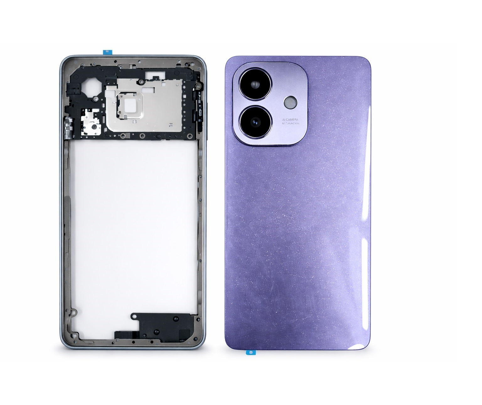 Back Panel Housing for Oppo A3X 5G Purple Purple- Zeespares.in