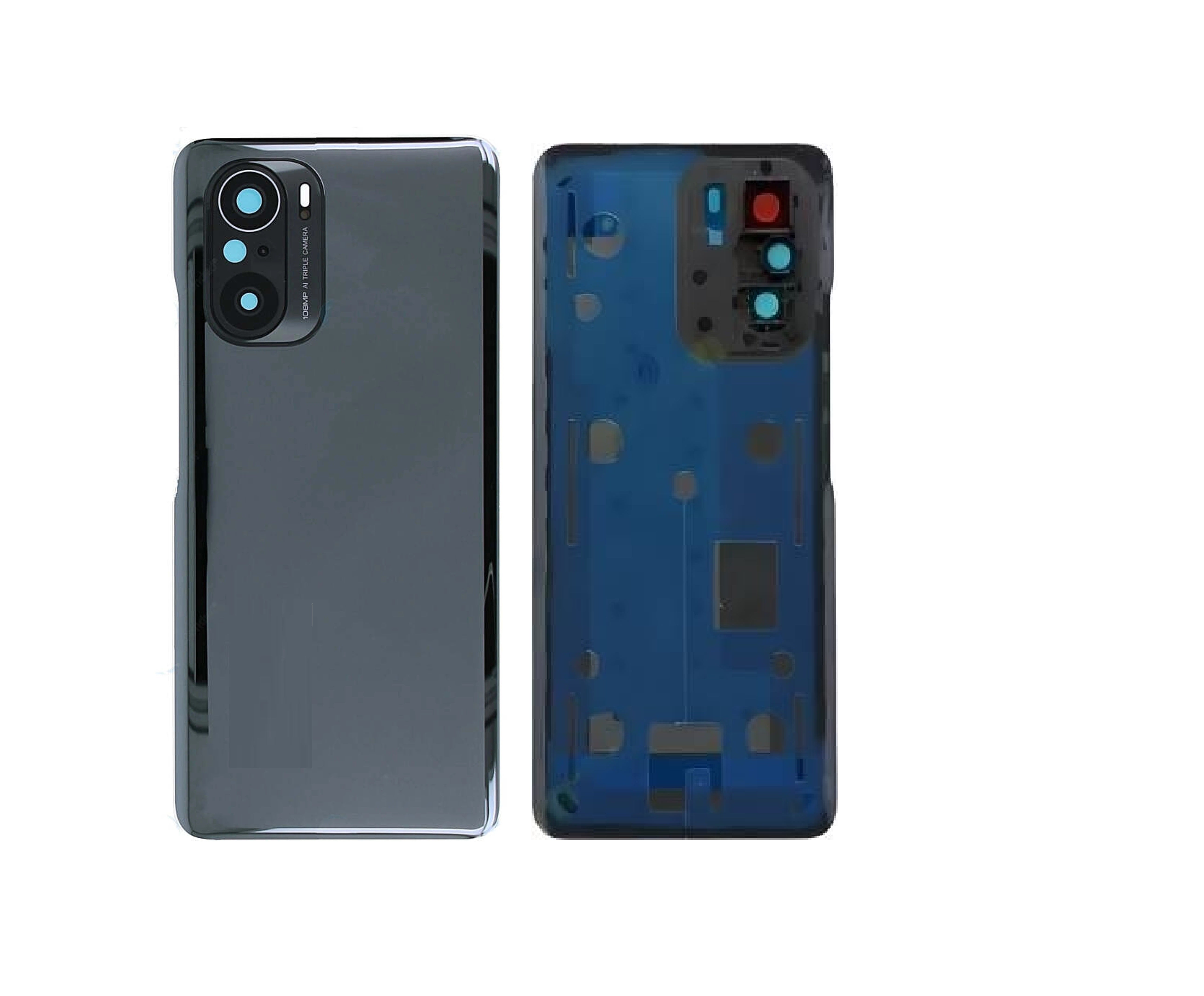 Back Panel with Camera Glass for Xiaomi MI 11X Black - Zeespares