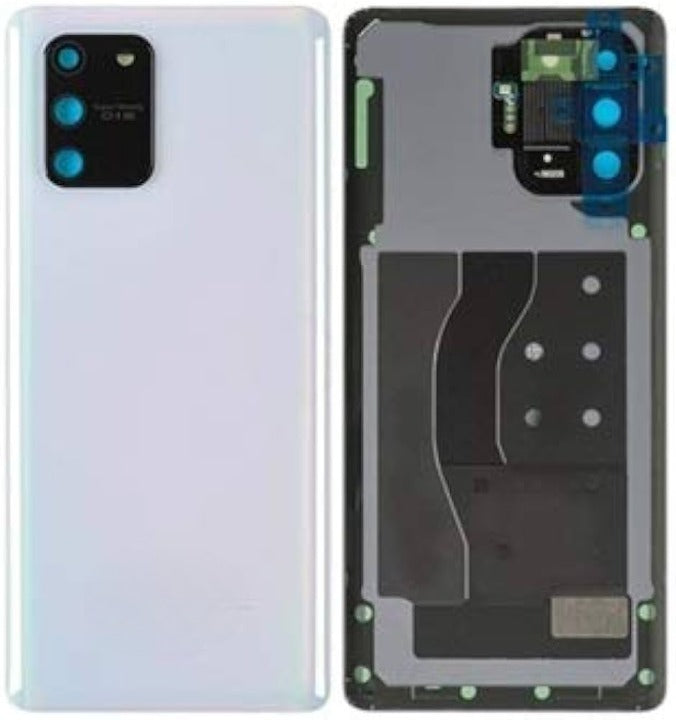 Back Panel Glass With Camera Lens for Samsung Galaxy S10 Lite Prism White