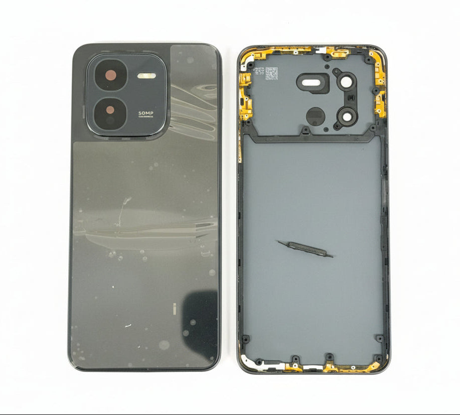 Back Panel Housing for IQOO Z9x Black- Zeespares.in