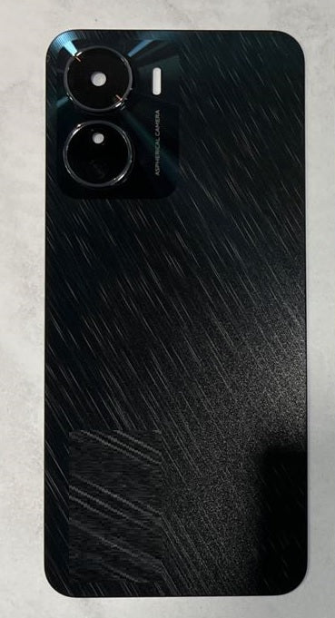 Back Panel With Camera Glass for Vivo Y16 Black - Zeespares.in