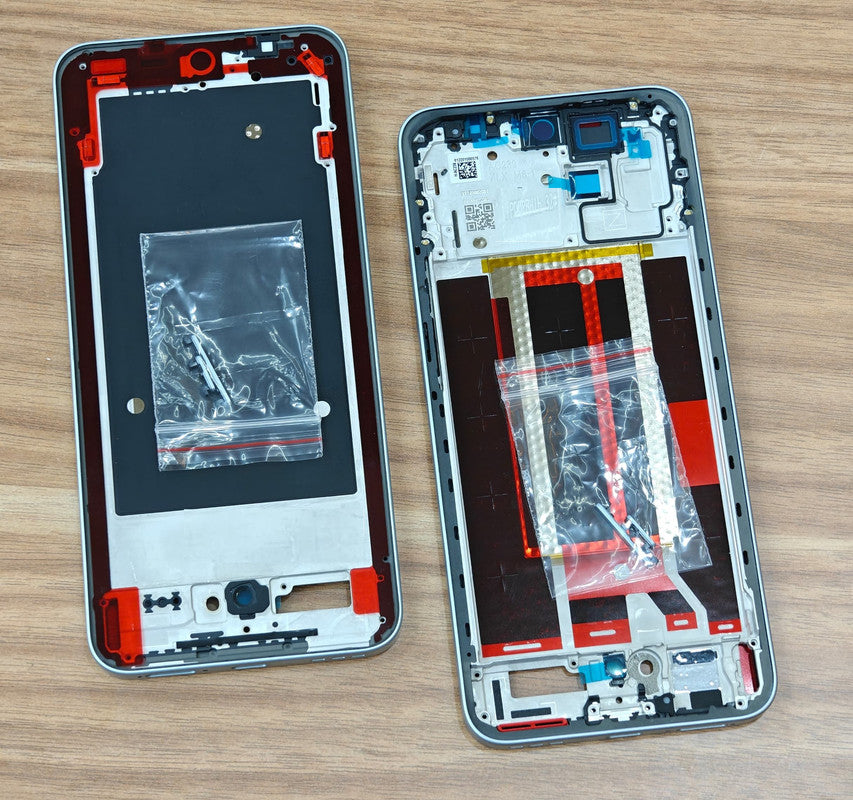 F.29　100 Lcd Frame Middle Chassis for Oppo F29 Black Black- Zeespares.in