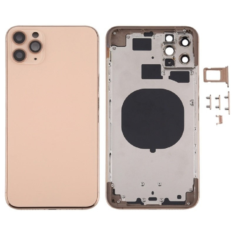 Back Panel Housing For Apple Iphone 11 Pro Max Gold Zeespares back-panel-housing-for-apple-iphone-11-pro-max-gold-zeespares