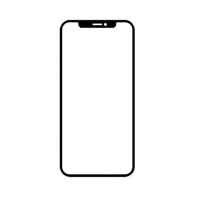 Front Glass Touch Screen for Apple Iphone 12 pro Max Black