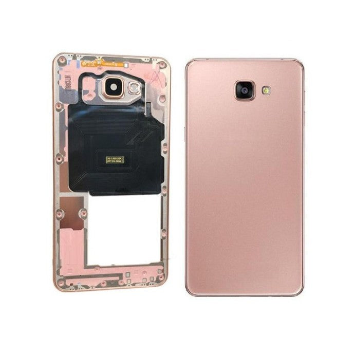 Mozomart Back Panel Housing Body for Samsung Galaxy A9 Pro Rose gold