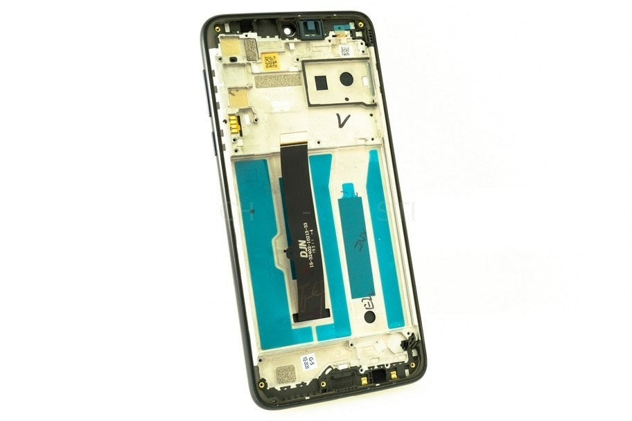 Lcd Frame Middle Chassis for Motorola Moto One Macro Black