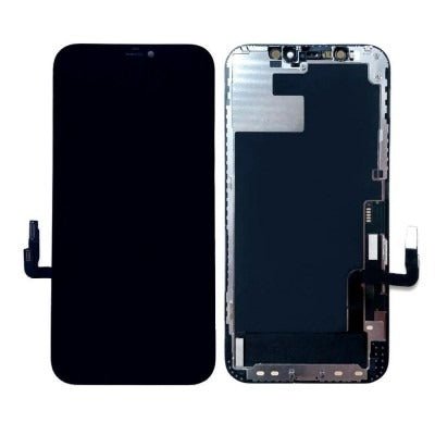 Mozomart Lcd Display Folder for Apple iPhone 12 Pro Black