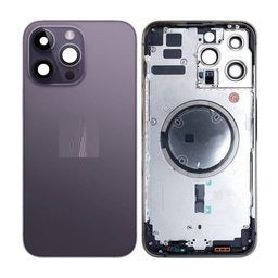 Back Panel Housing Body for Apple iphone 14 Pro (Deep Purple)