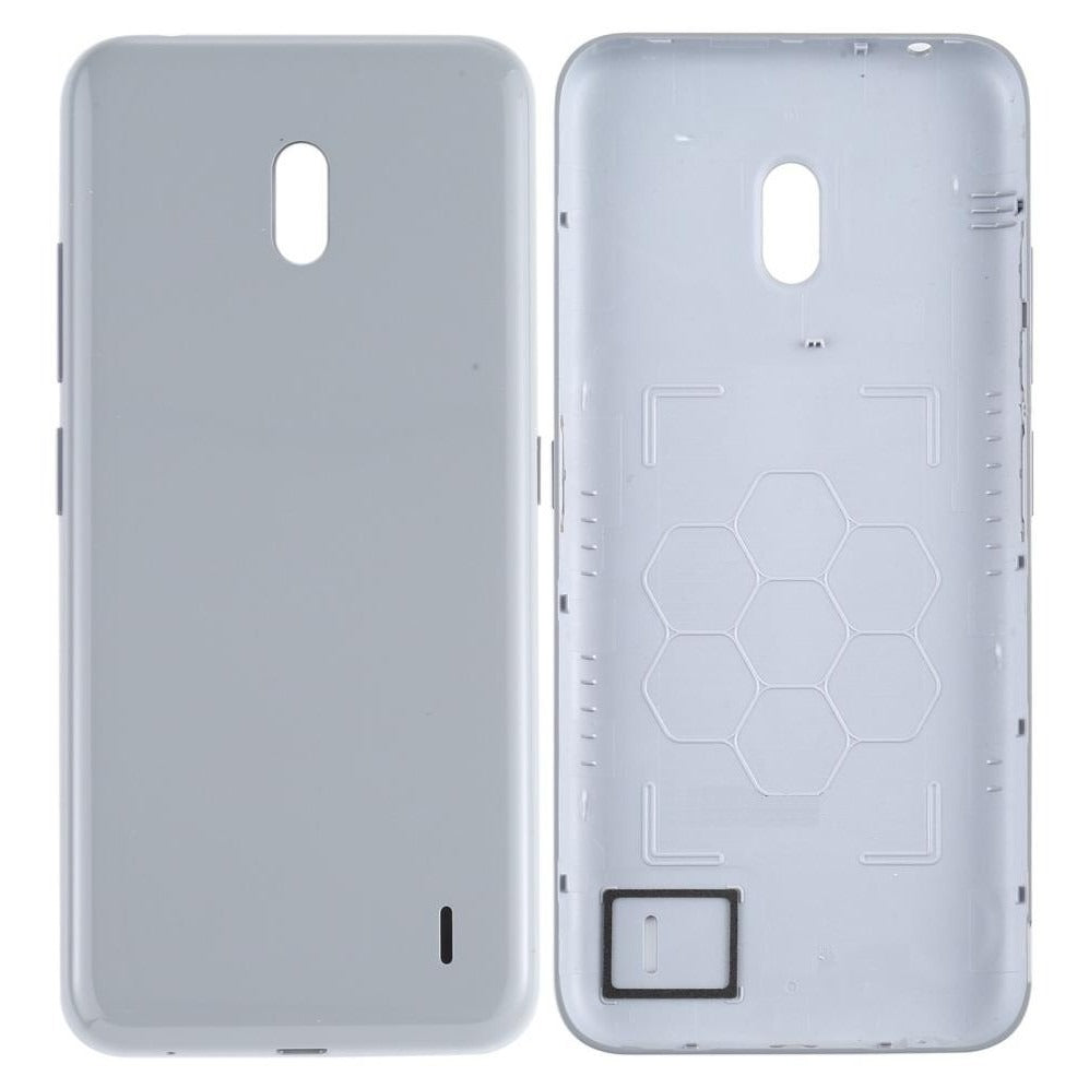 Battery Door Back Panel Housing for Nokia 2.2 With keys Grey (Free Mobile Stand)