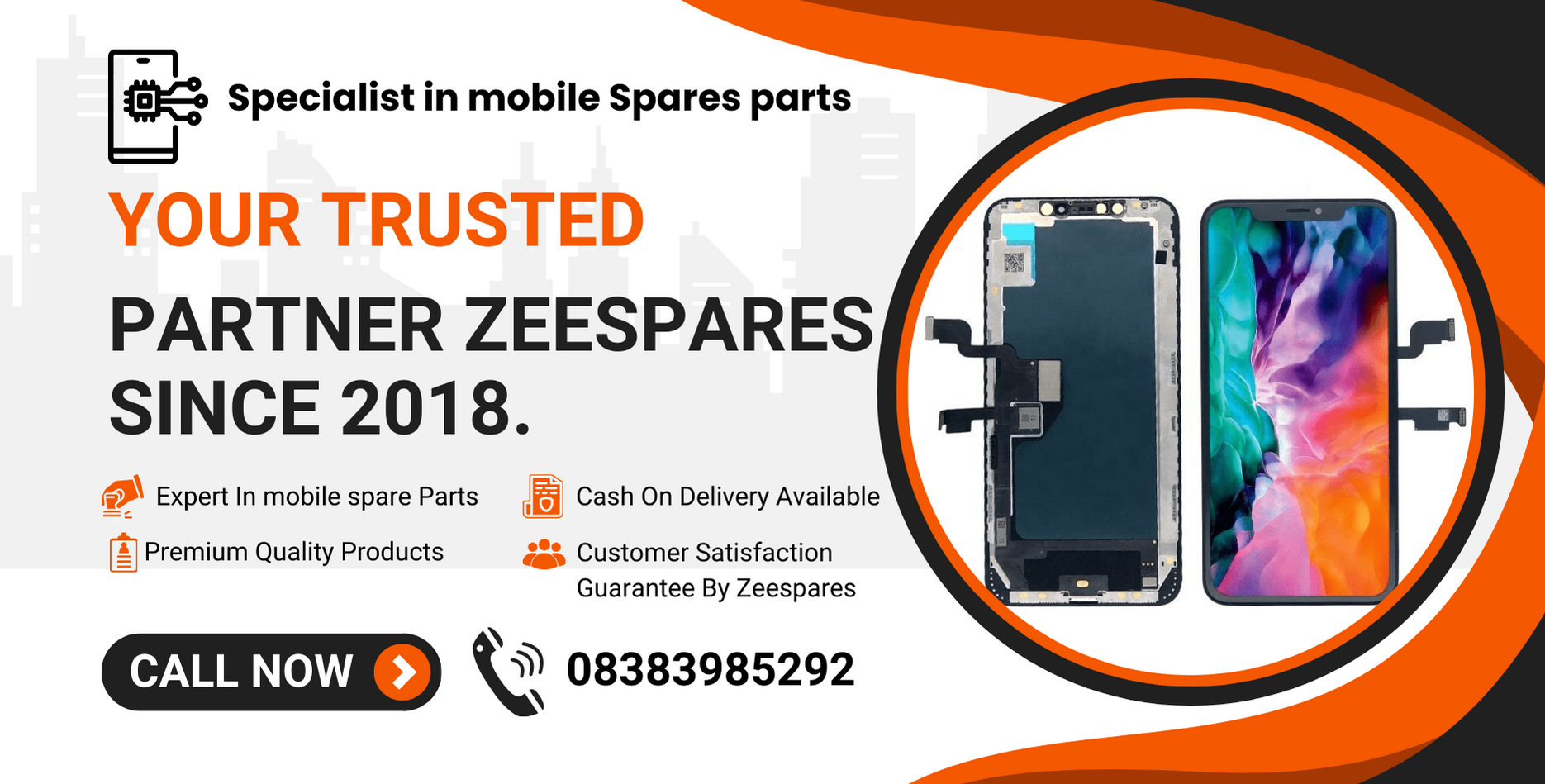 India's Trusted Mobile Spare Parts & Accessories Brand