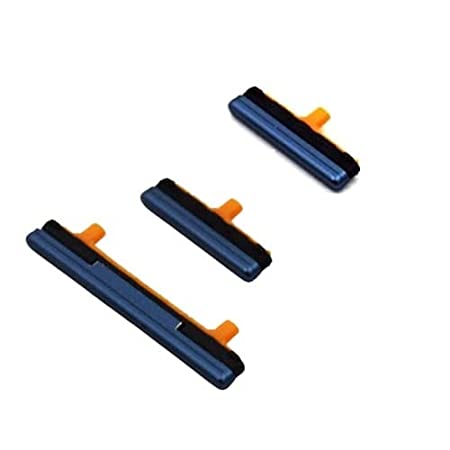 Mozomart External Side Button Out Keys for Samsung Galaxy S9 Plus Blue (Set of 3)