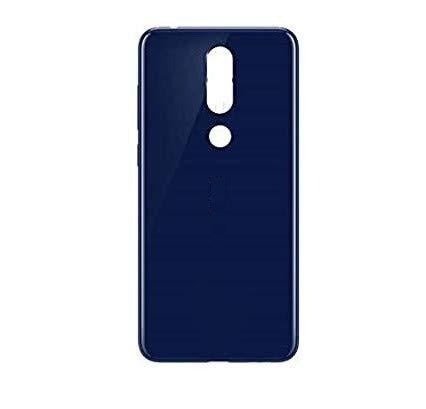 Mozomart Battery Door Back Panel Housing for Nokia 6.1 Plus : Blue