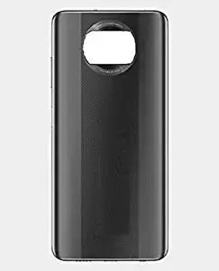 Mozomart Battery Door Back Panel Housing for Xiaomi Poco X3 : Black Mozomart