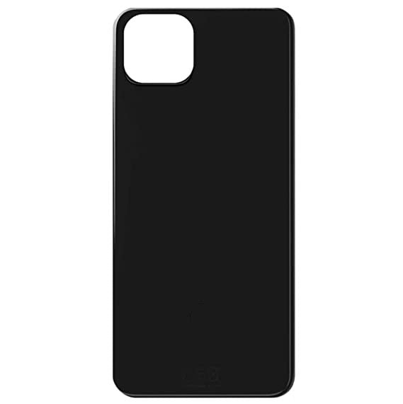 Mozomart Battery Door Back Panel Glass for Google Pixel 4 Black