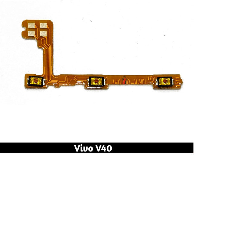 Vivo V40 Power Volume Button Flex by Zeespares.in