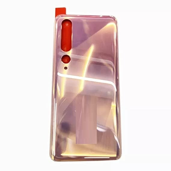 Mozomart Battery Door Back Panel Glass for Xiaomi Mi 10 5G Gold