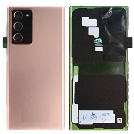 Mozomart Back Panel Glass with Camera Lens for Samsung Galaxy Note 20 Ultra Copper