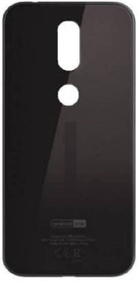 Mozomart Battery Door Back Panel Housing for Nokia 6.1 Plus : Black