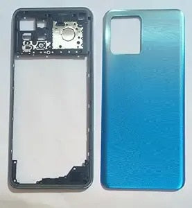 Mozomart® Back Panel Housing for Realme 8 Pro Blue