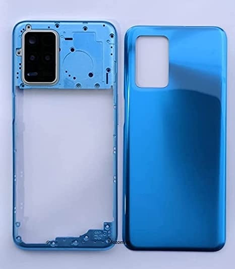 Mozomart Battery Door Back Panel Housing for Realme 8 5G : Blue