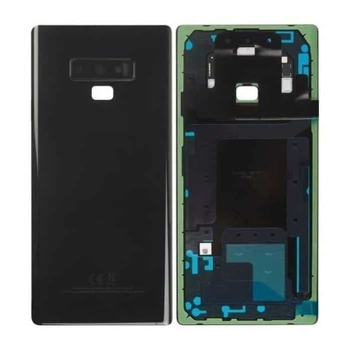 Mozomart® Back Panel Glass for Samsung Galaxy Note 9 (Black)