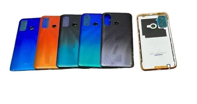 Mozomart Battery Door Back Panel Housing for Tecno Spark 5 Pro : Orange Mozomart