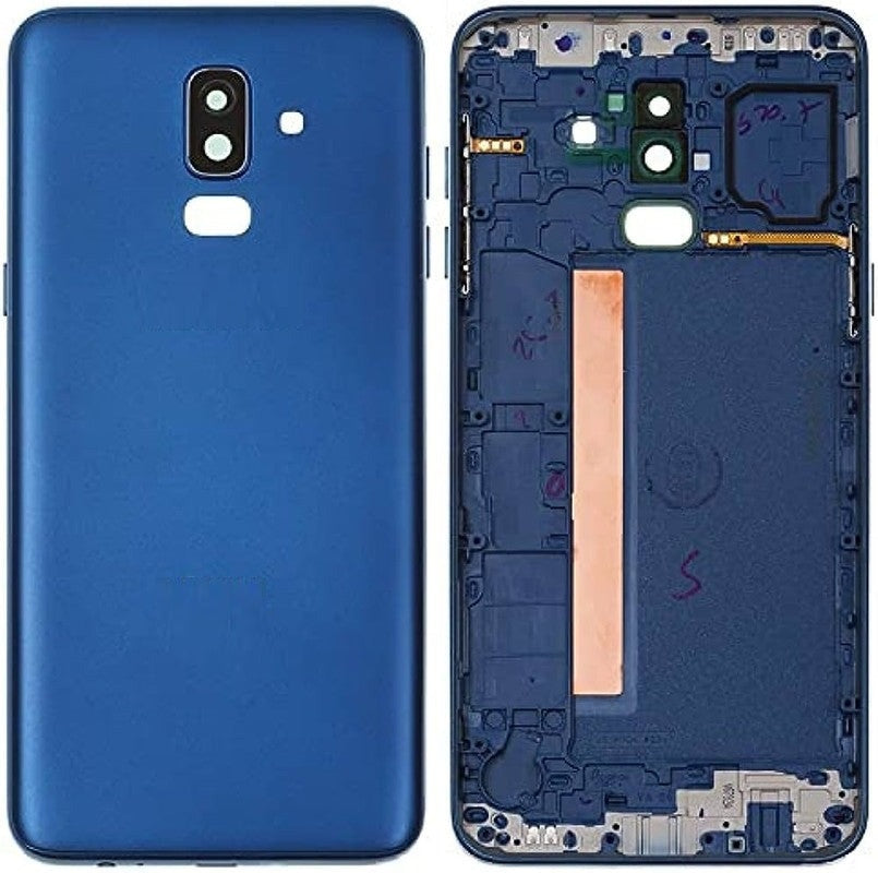 Mozomart Back Panel for Samsung Galaxy J8 Blue