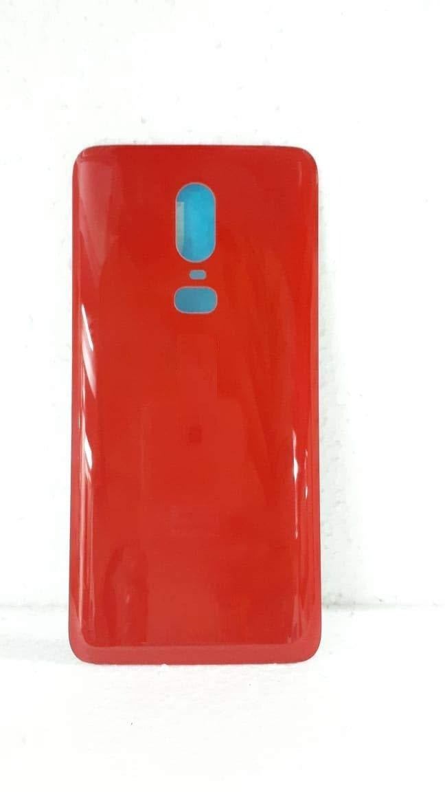 Mozomart Battery Door Back Panel Housing for Oneplus 6 : Red