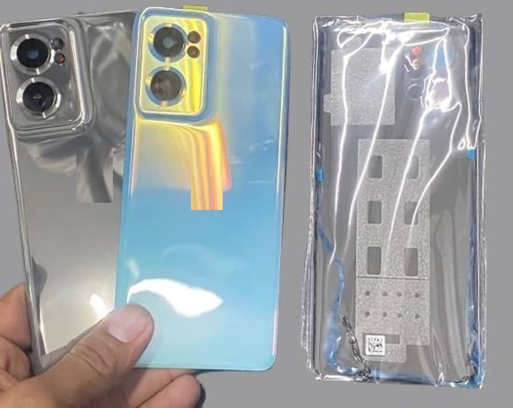 Mozomart Back Panel with Camera Lens for Oneplus Nord CE2 Blue Mozomart