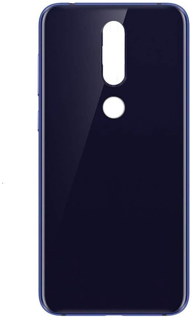 Mozomart Battery Door Back Panel Housing for Nokia 6.1 Plus / 6.1+ : Blue