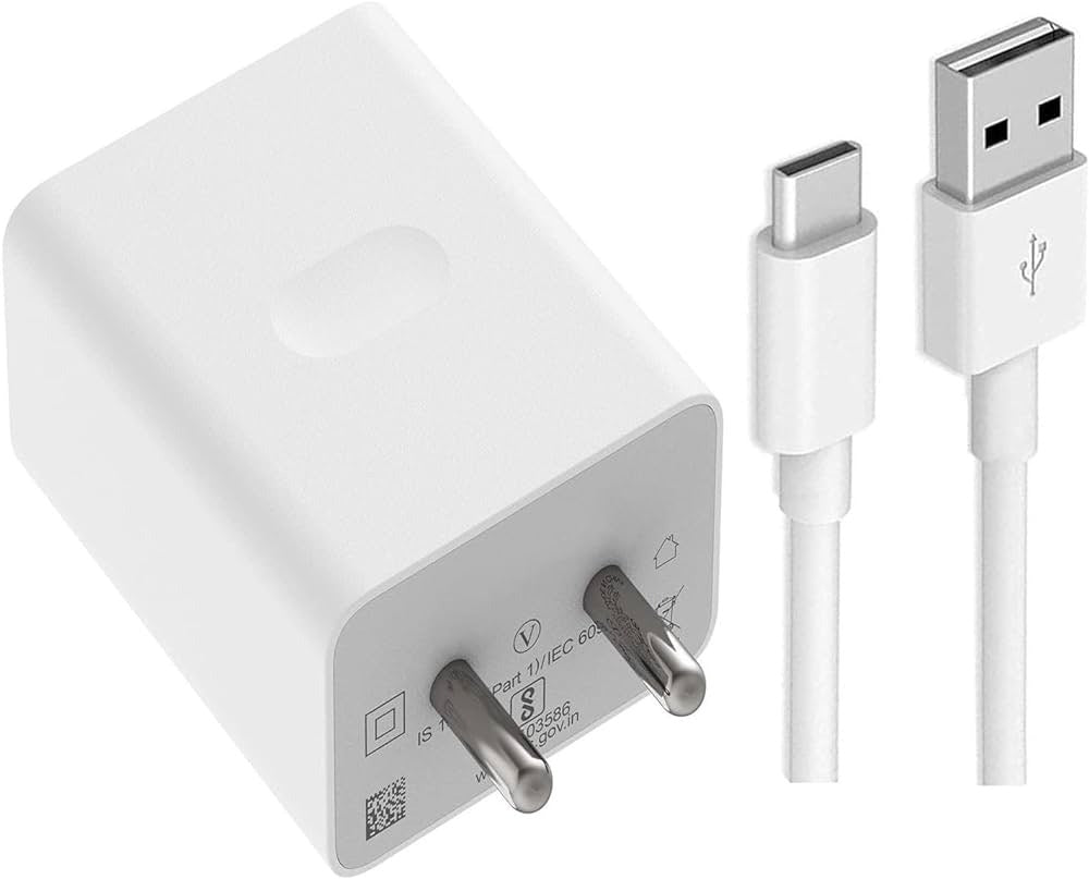 Vivo 44W Flashcharge Type C Charger (Adapter With Cable) for Vivo T3X Zeespares.in