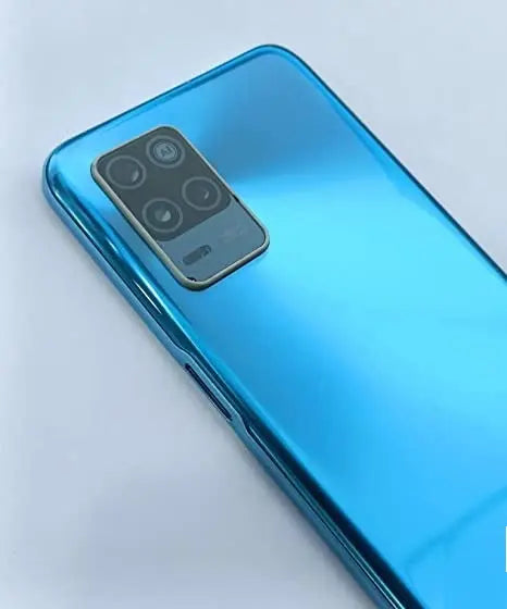 Mozomart Battery Door Back Panel Housing for Realme 8 5G : Blue Mozomart