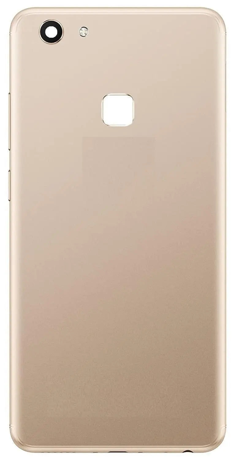 SPAREWARE® Back Door Panel Body Back Panel For Vivo V7 Plus -Gold (WITH ALL LOGO)