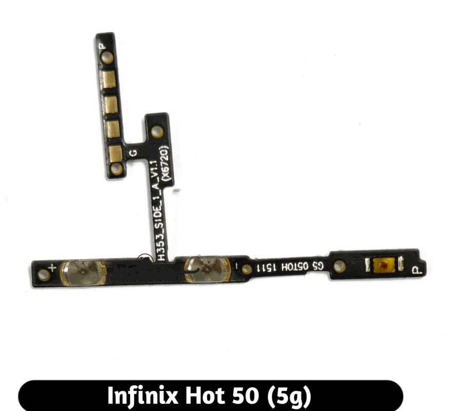Infinix HOT 50 (5g) Power Volume Button Flex by Zeespares.in