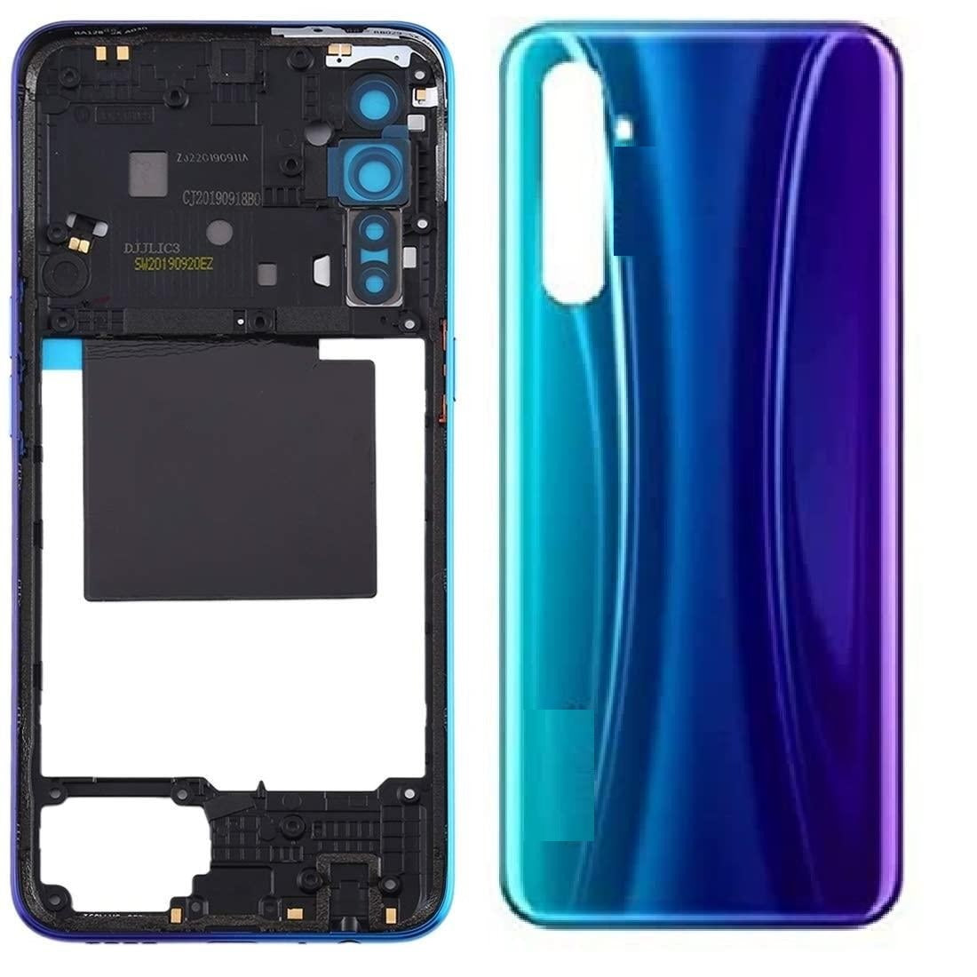 Mozomart Battery Door Back Panel Housing for Realme X2 : Blue