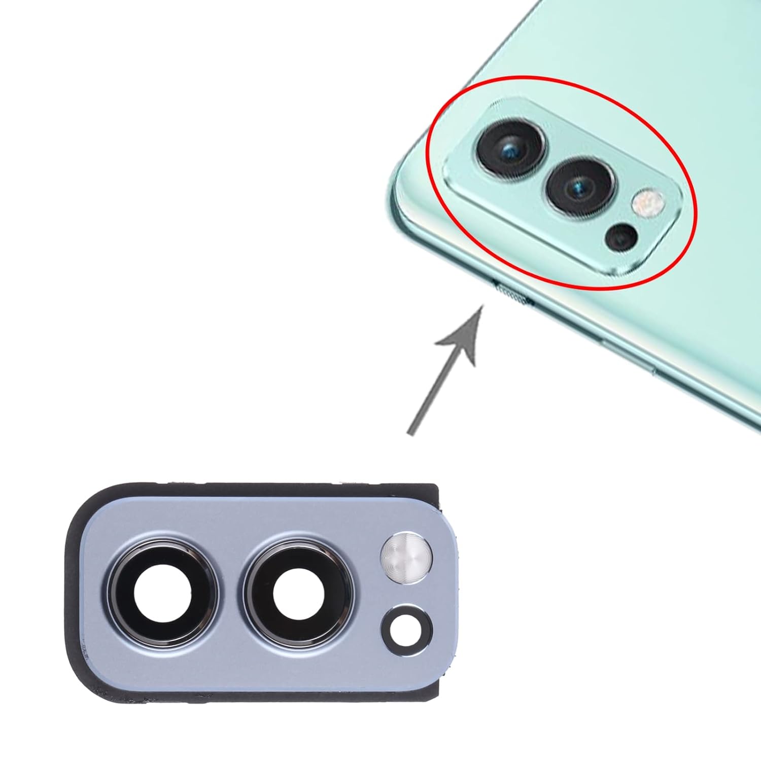 OnePlus Nord 2 Camera Glass Lens 