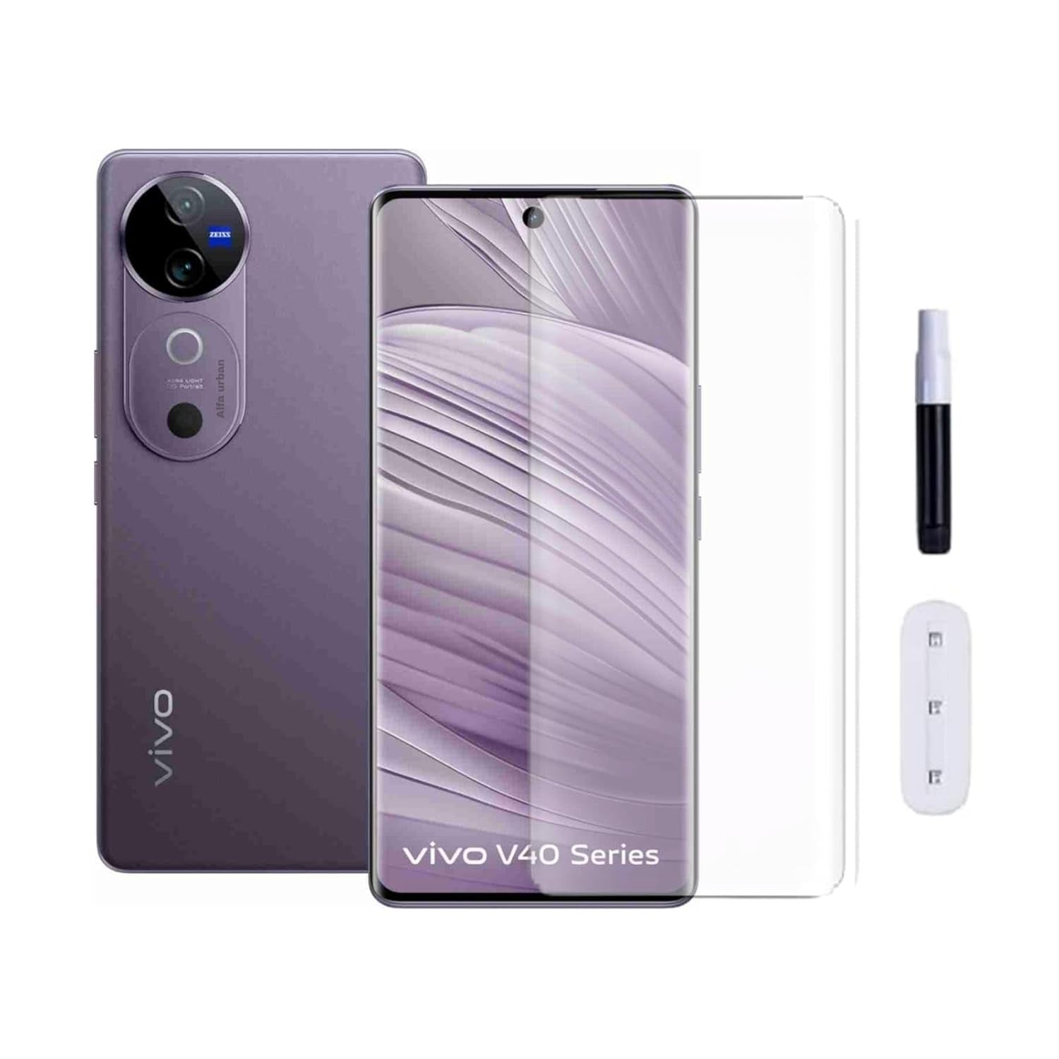 UV Curve Tempered Glass Screen Protector for Vivo V40 Pro – Anti-Static, 30-Second Easy Installation, Full Screen Coverage