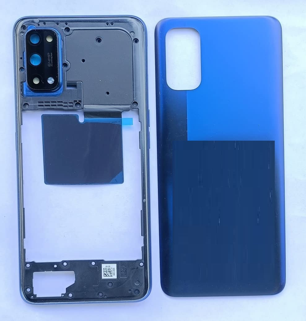 Mozomart Back Panel Housing for Realme 7 Pro Blue