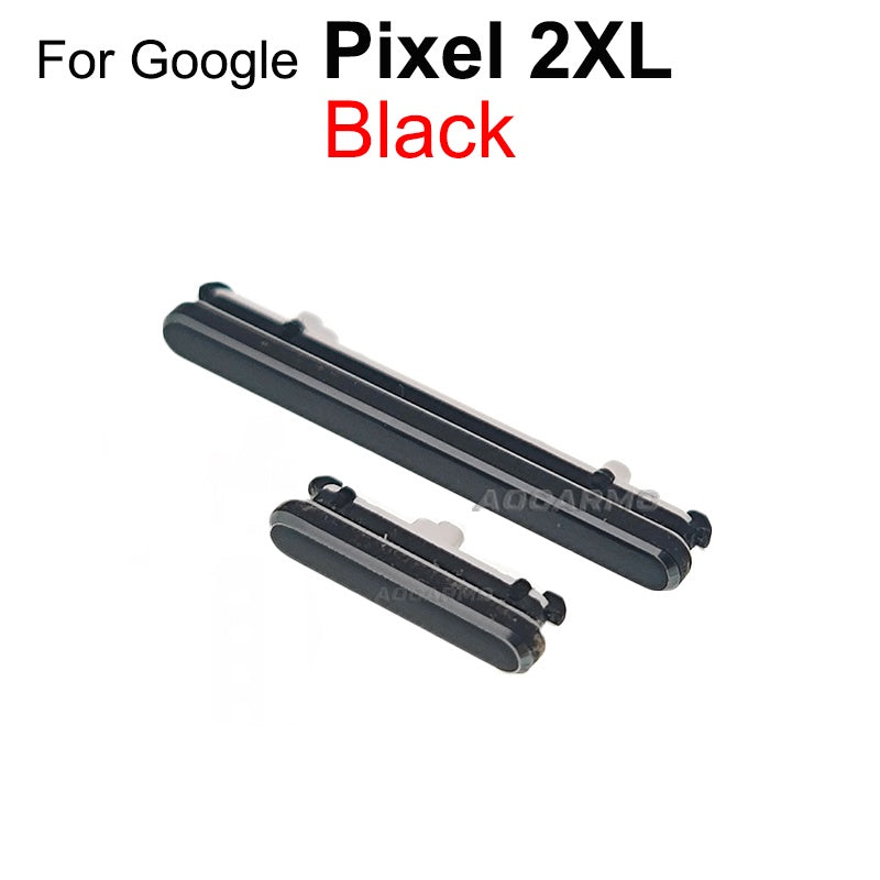 External Side Button Out Keys for Google Pixel 2XL Black Zeespares