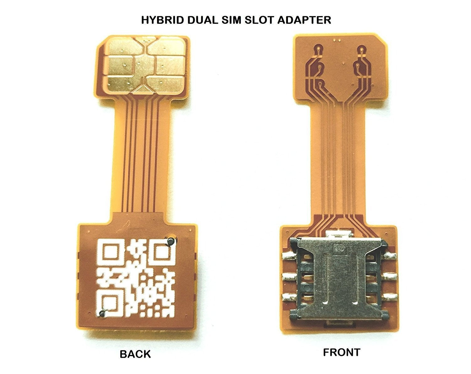 Hybrid SIM Slot Adapter: Use 2 Nano-SIMs and 1 MicroSD Card Simultaneously Zeespares.in