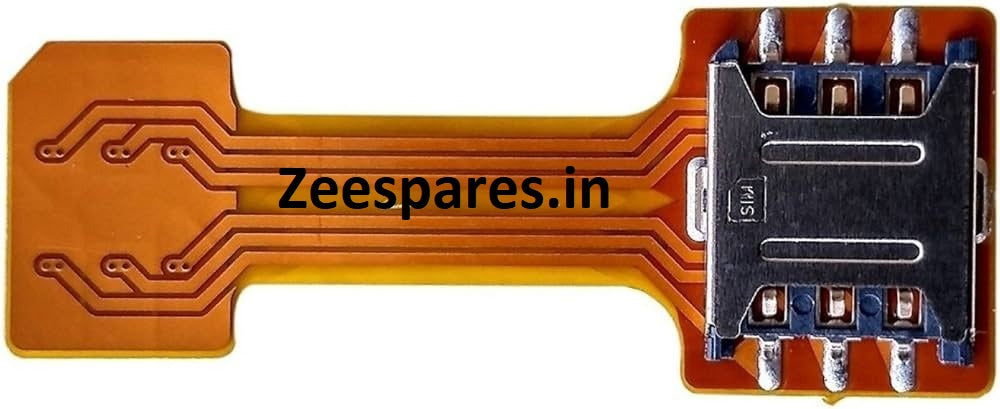Hybrid SIM Slot Adapter: Use 2 Nano-SIMs and 1 MicroSD Card Simultaneously Zeespares.in