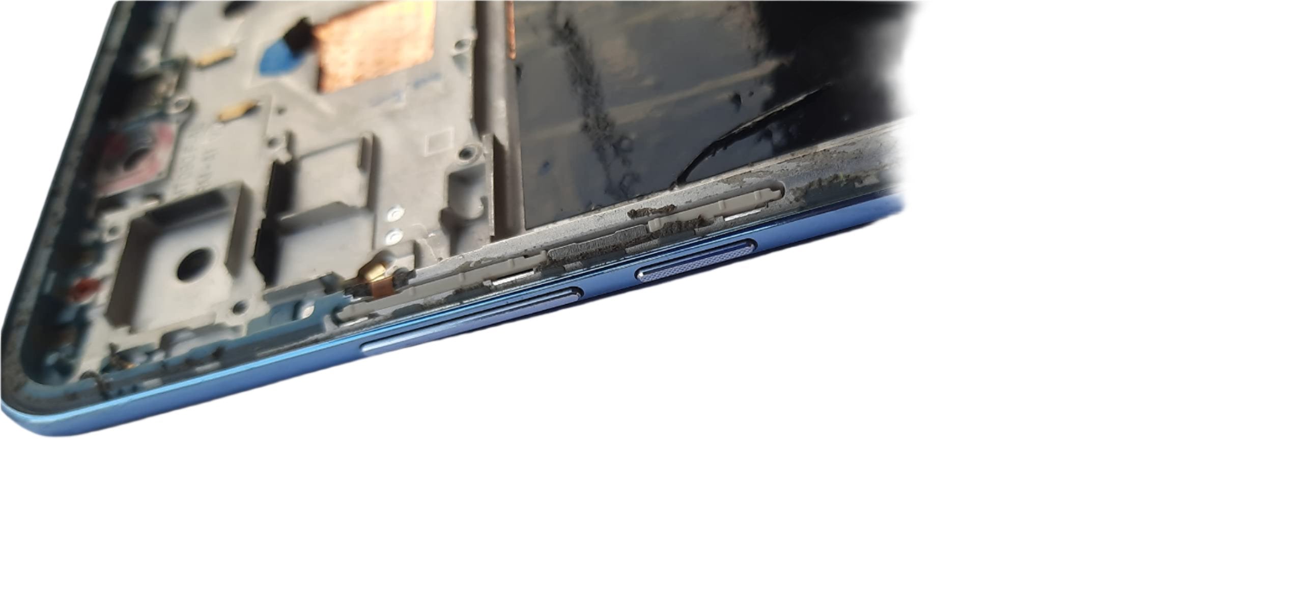 LCD Frame Middle Chassis for Vivo X60 Blue Zeespares