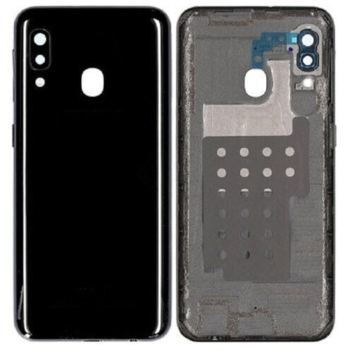 Mozomart Back Panel Housing Body for Samsung Galaxy A20E Black