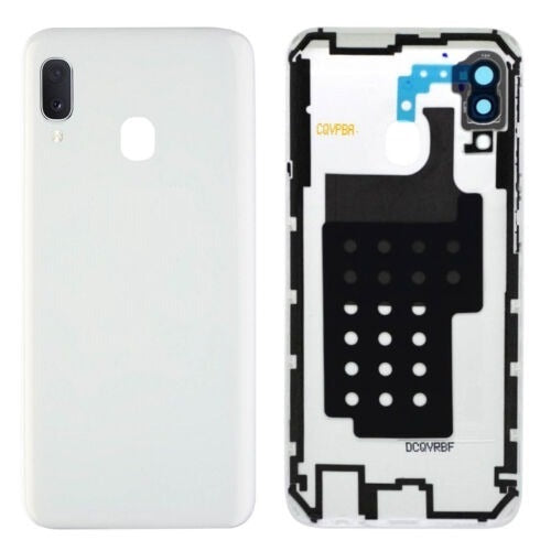 Mozomart Back Panel Housing Body for Samsung Galaxy A20E White