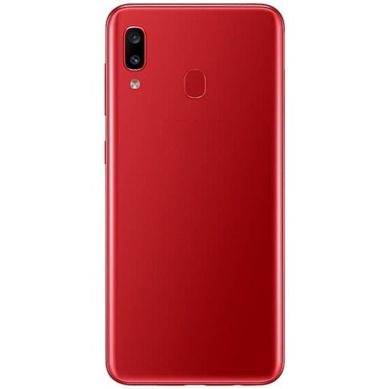 Mozomart Back Panel Housing Body for Samsung Galaxy A20E Red