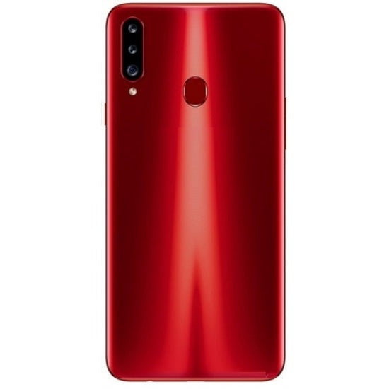 Mozomart Back Panel Housing Body for Samsung Galaxy A20S Red