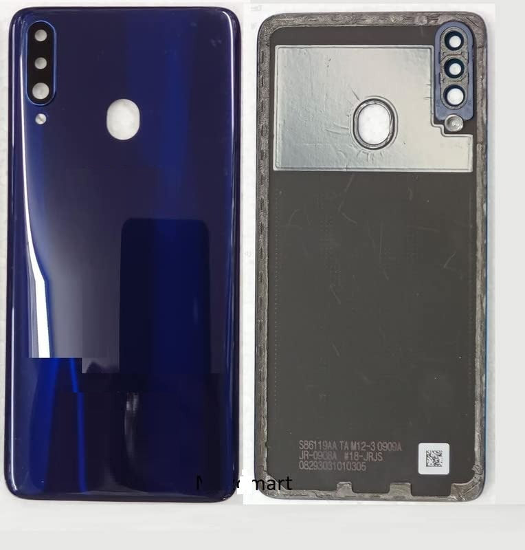 Mozomart Back Panel Housing Body for Samsung Galaxy A20S Blue