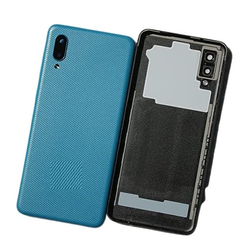 Mozomart Back Panel Housing Body for Samsung Galaxy A02 Blue