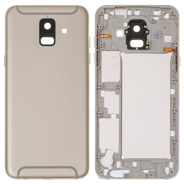 Mozomart Back Panel Housing Body for Samsung Galaxy A6 Gold